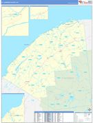 St. Lawrence County, NY Digital Map Basic Style